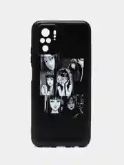 Угольный силиконовый чехол для Xiaomi Redmi Note 10S / Note 10 4G / Poco m5S, с рисунком, с принтом