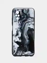 Хаки силиконовый чехол для Xiaomi Redmi Note 10S / Note 10 4G / Poco m5S, с рисунком, с принтом