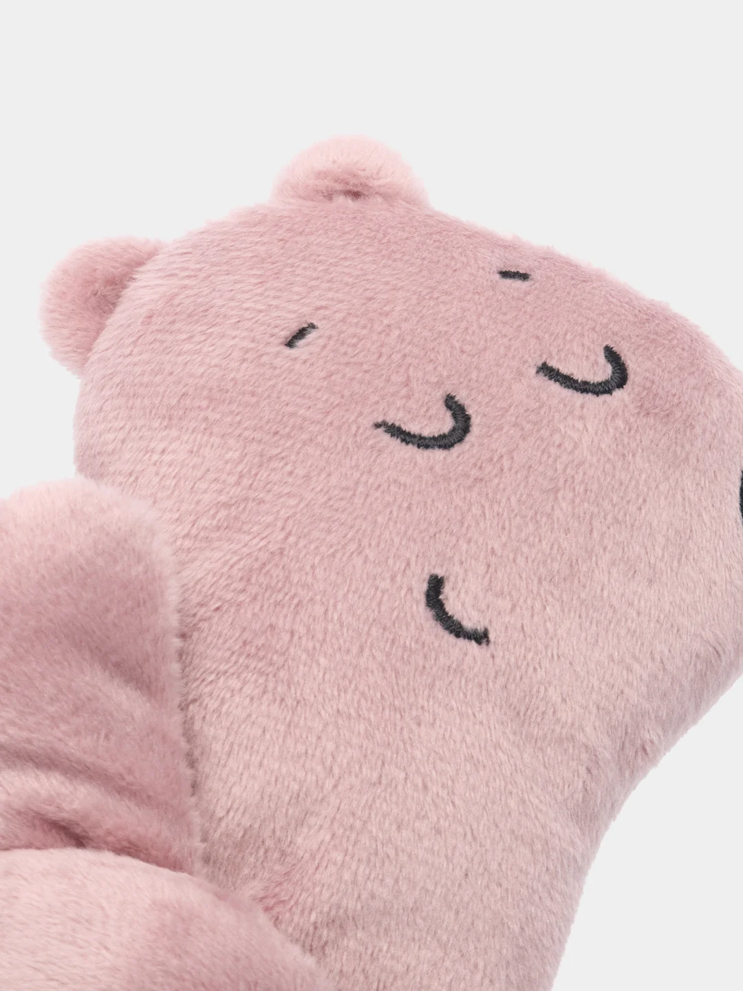 Кораллово-розовый игрушка-грелка с вишневыми косточками