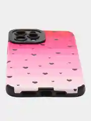 Разноцветный чехол на iPhone X/XS, 11, 12, 13, 14, 15 Pro, Pro Max, рифленый