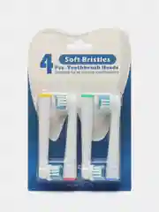 Сменные насадки для электрической зубной щетки, совместимые с Oral-B, 4 штуки