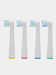 Сменные насадки для электрической зубной щетки, совместимые с Oral-B, 4 штуки