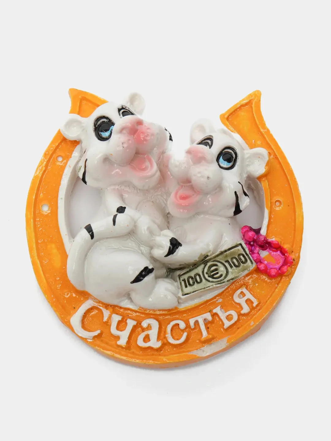 Серый металлик магниты на холодильник тигр новогодний
