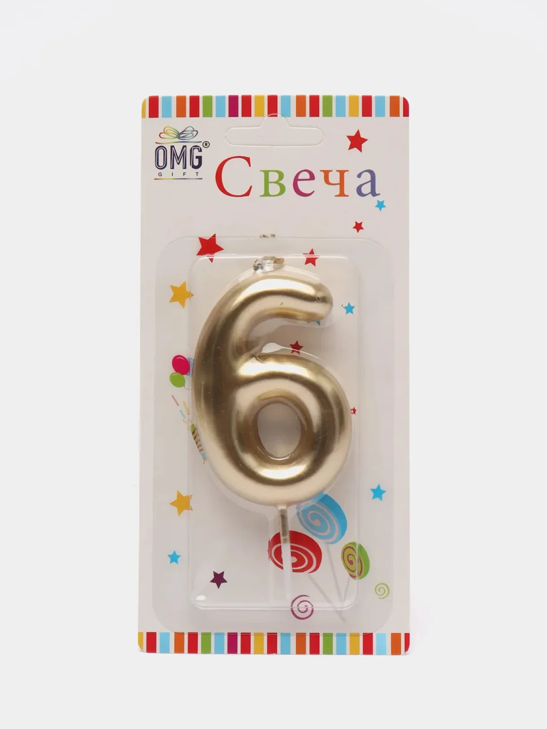 Золотой свечи-цифры для торта, свеча цифра, свечка праздничная, свеча на торт