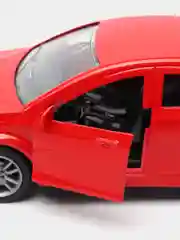 Красный машинка металлическая, ВАЗ, Lada Vesta, инерционная, 12 см
