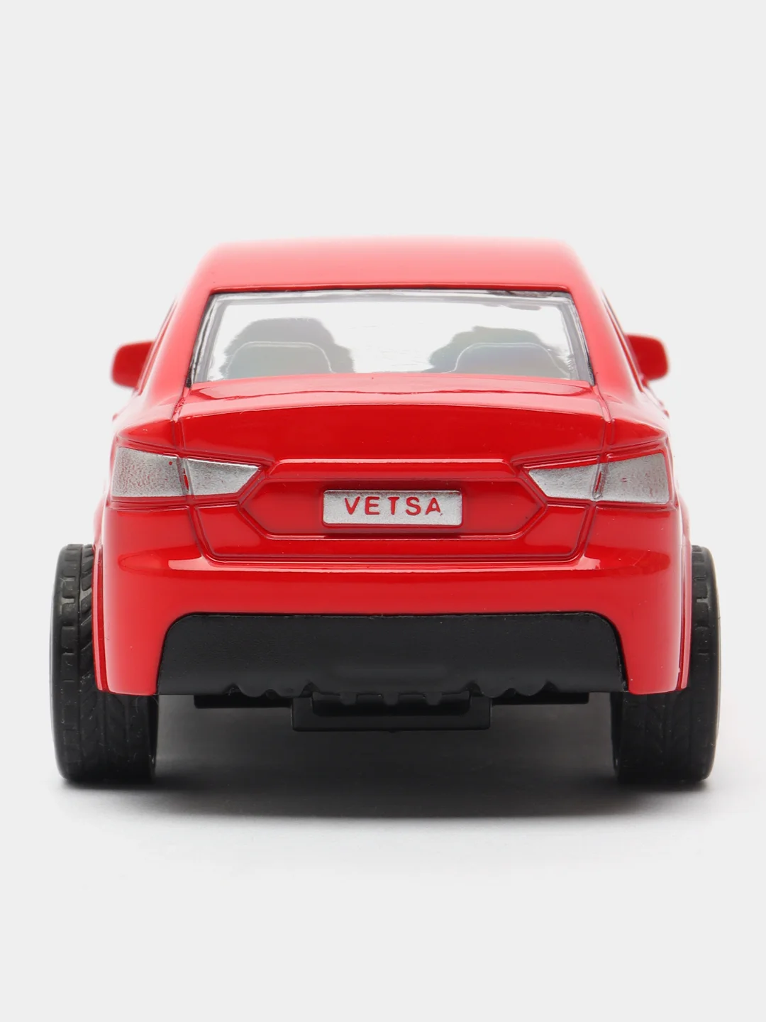 Красный машинка металлическая, ВАЗ, Lada Vesta, инерционная, 12 см