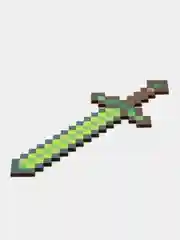 Салатовый игрушечное оружие меч пиксельный, алмазный топор, кирка из игры