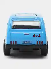 Лазурный машинка металлическая, LADA НИВА 4x4 12 см, инерционная, открываются передние двери
