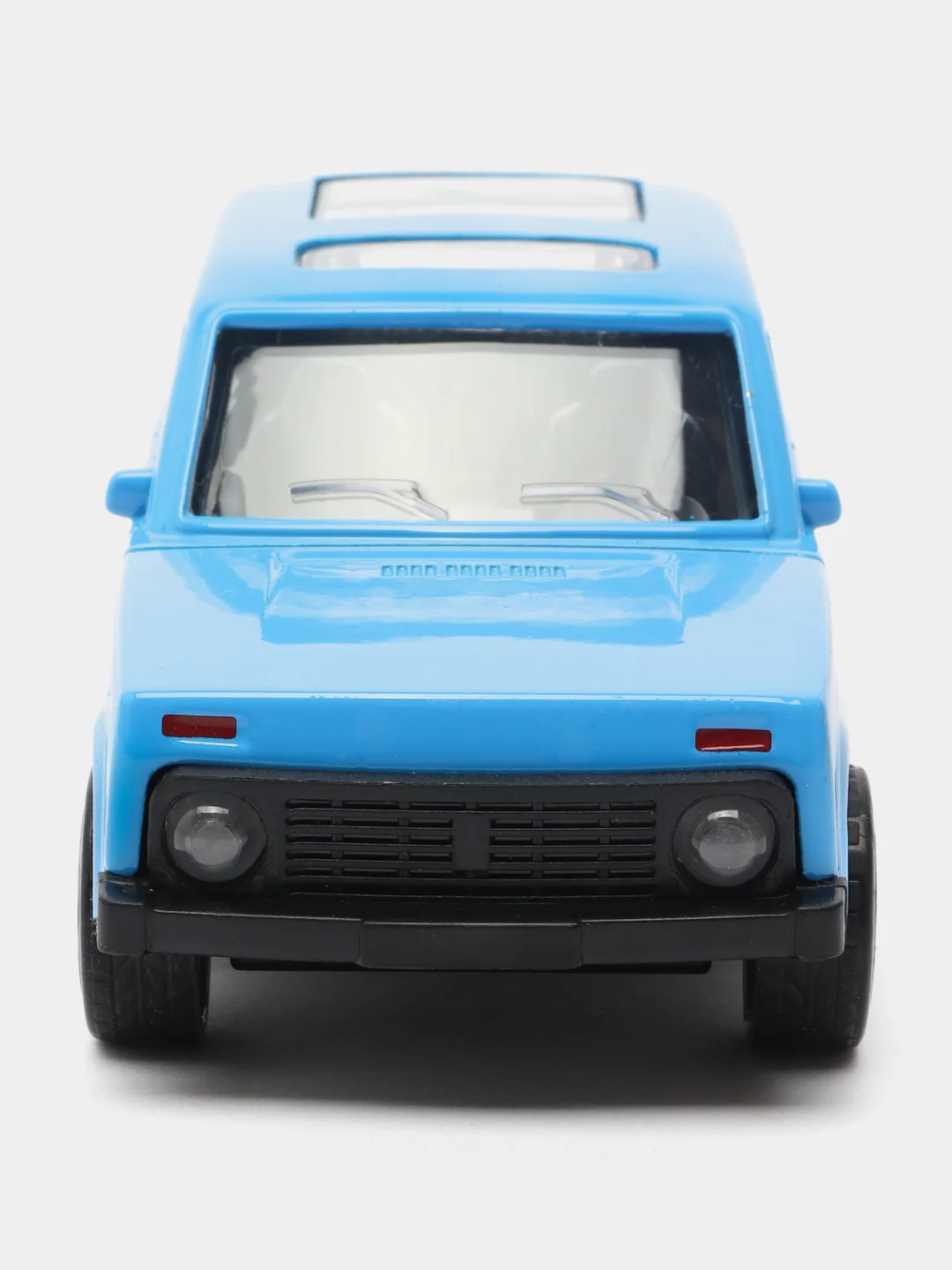 Лазурный машинка металлическая, LADA НИВА 4x4 12 см, инерционная, открываются передние двери