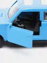 Лазурный машинка металлическая, LADA НИВА 4x4 12 см, инерционная, открываются передние двери
