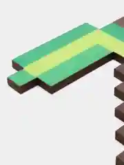 Зеленый игрушечное оружие меч пиксельный, алмазный топор, кирка из игры
