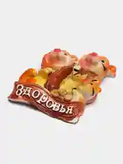 Тёмно-бордовый магниты на холодильник тигр новогодний