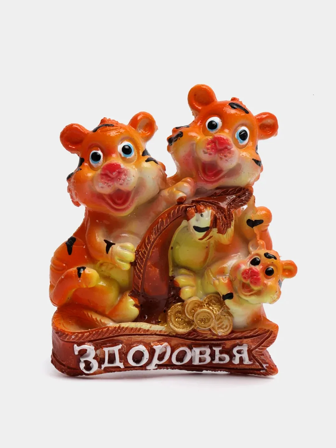 Тёмно-бордовый магниты на холодильник тигр новогодний