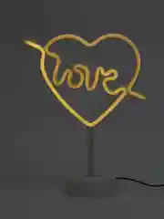 Горчичный настольный неоновый LED-светильник, светодиодный