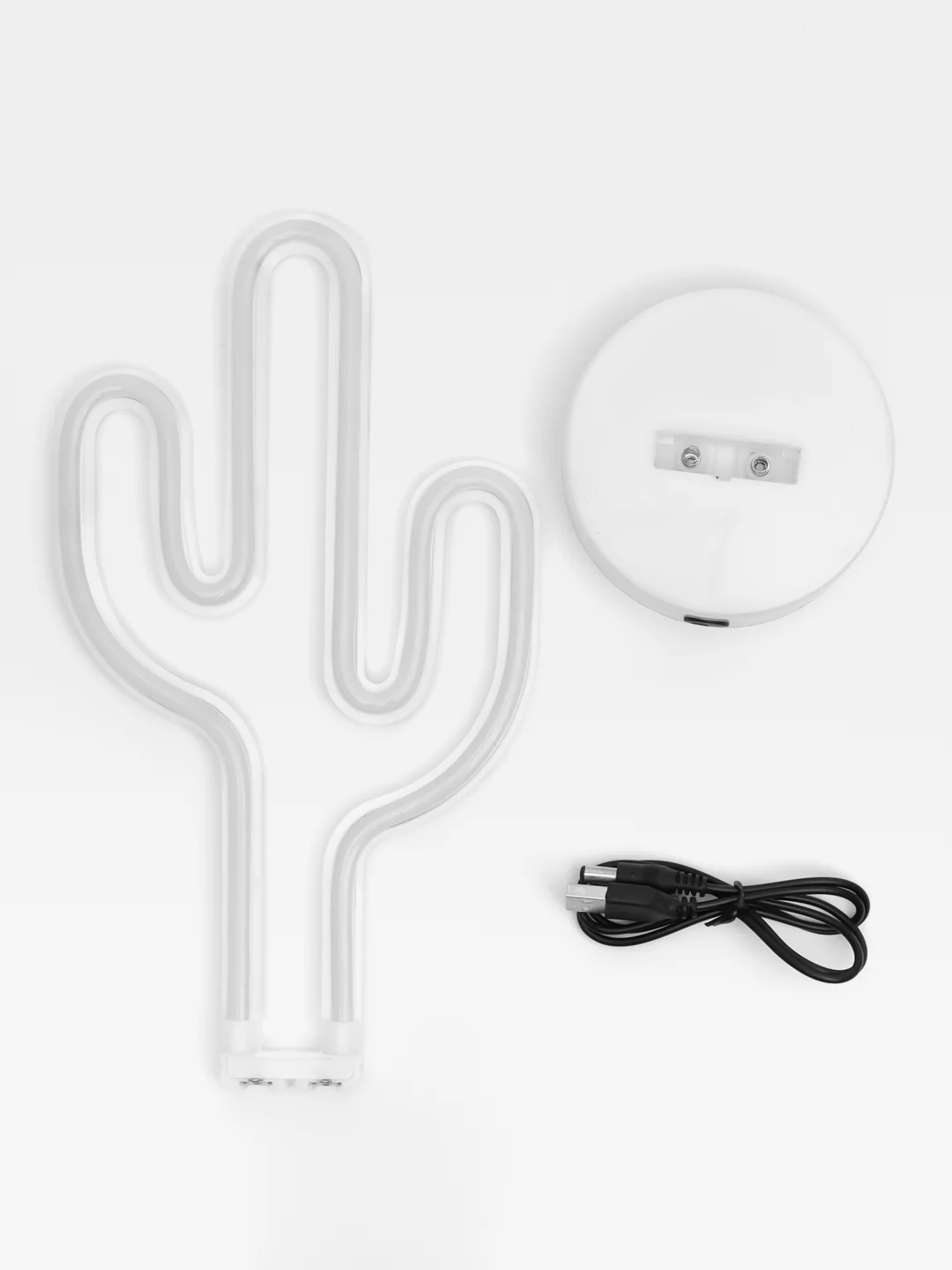 Желтый настольный неоновый LED-светильник, светодиодный