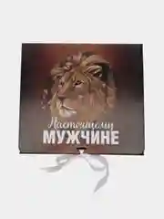 Медный коробка подарочная с лентой