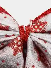 Красный украшение на елку "Бант"