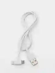 Белый кабель WK WDC-008 Axe, 2 в 1, с разъемами, Micro USB-Lightning