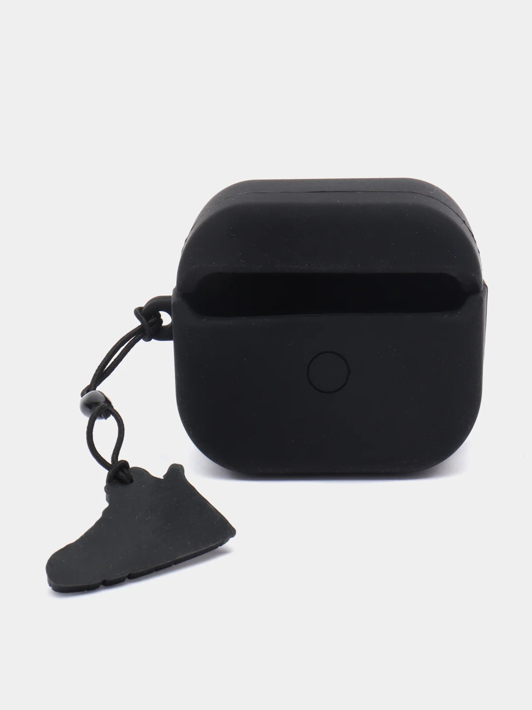 Коралловый меланж чехол для беспроводных наушников Air Pods 3, с карабином, силиконовый