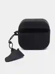Коралловый меланж чехол для беспроводных наушников Air Pods 3, с карабином, силиконовый