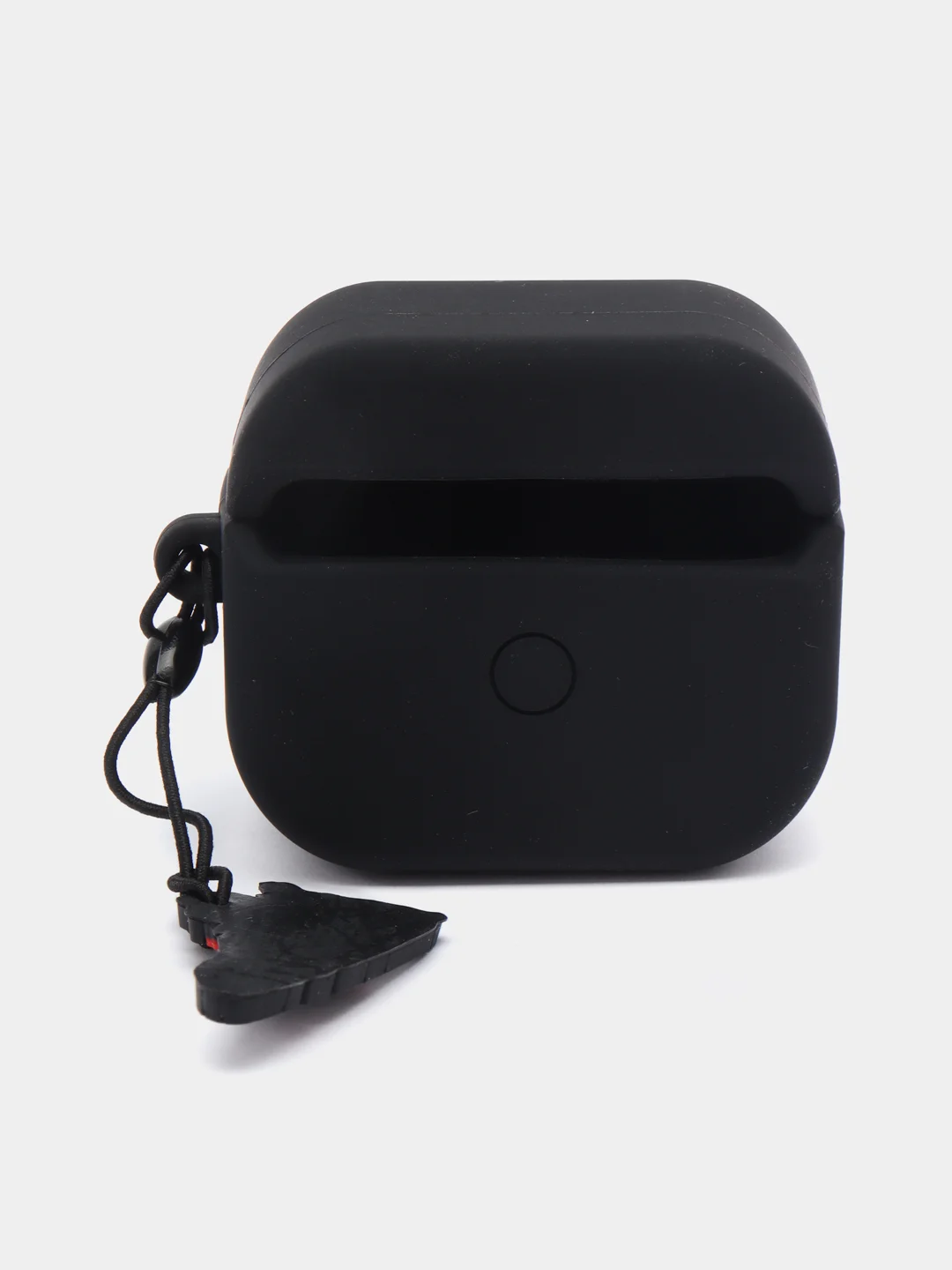 Коричневый чехол для беспроводных наушников Air Pods 3, с карабином, силиконовый