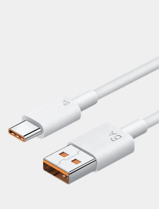Кабель 6А type-c usb для быстрой зарядки и передачи данных длинна 1 м