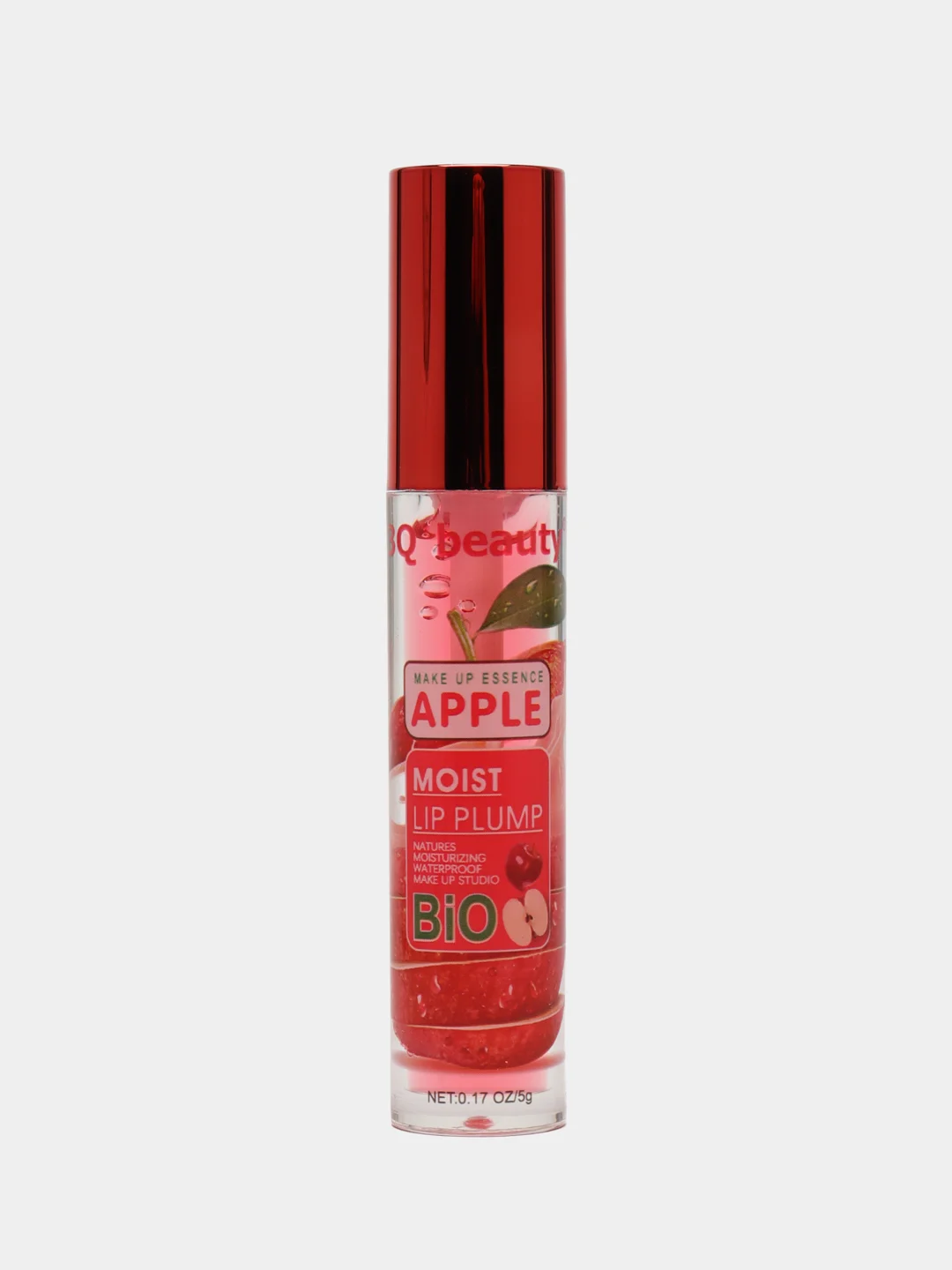 Красный блеск для губ с эффектом увеличения объема, 3Q Beauty