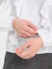 Лавандовый рубашка женская, с рюшами