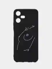Бежевый меланж чехол для Tecno POVA Neo 3, с принтом, с рисунком, Техно Пова Нео 3