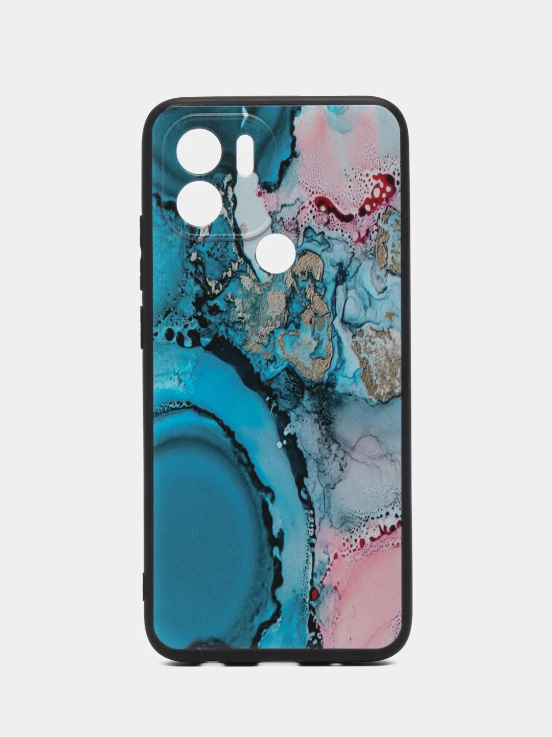 Фуксия чехол для Xiaomi Redmi A1+/A2+/Poco C51 (Сяоми Редми А1 Плюс), с принтом