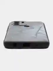 Тёмно-серый чехол для Xiaomi Redmi A1+/A2+/Poco C51 (Сяоми Редми А1 Плюс), с принтом