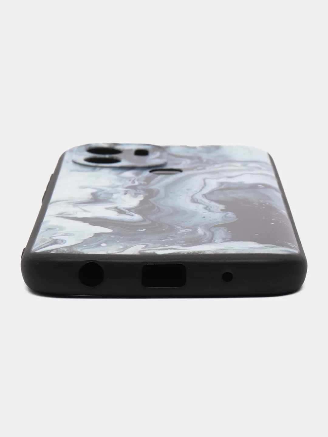 Хаки чехол для Xiaomi Redmi A1+/A2+/Poco C51 (Сяоми Редми А1 Плюс), с принтом