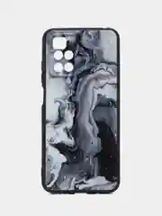 Хаки силиконовый чехол для Xiaomi Redmi 10 2022, с принтом, с рисунком (Сяоми Редми 10)