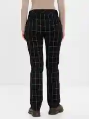 Черный calvin Klein Modern Essential Pant Классические брюки в клетку, зауженные, чёрного цвета