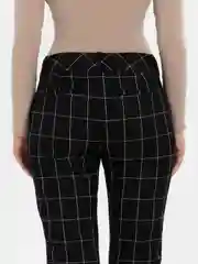 Черный calvin Klein Modern Essential Pant Классические брюки в клетку, зауженные, чёрного цвета