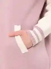 Сиреневый женский бомбер свободного кроя, oversize