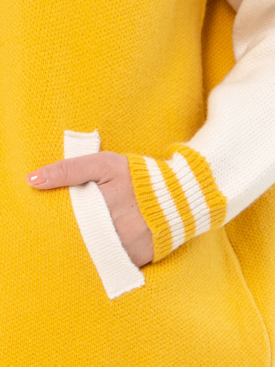 Горчичный женский бомбер свободного кроя, oversize