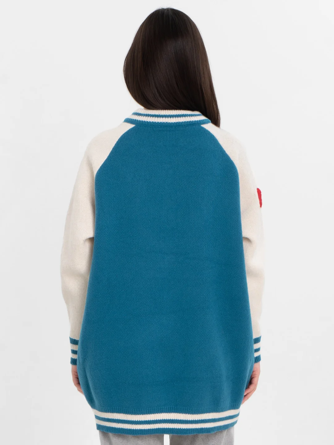 Горчичный женский бомбер свободного кроя, oversize