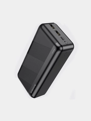 Повербанк BOROFONE BJ27B, 30 000 мАч, 2 USB + USB-C, внешний аккумулятор, Power bank