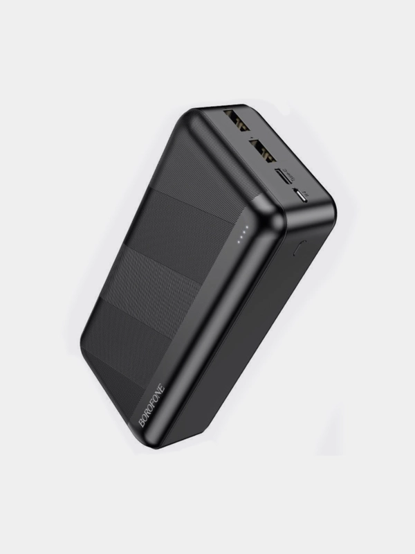 Повербанк BOROFONE BJ27B, 30 000 мАч, 2 USB + USB-C, внешний аккумулятор, Power bank