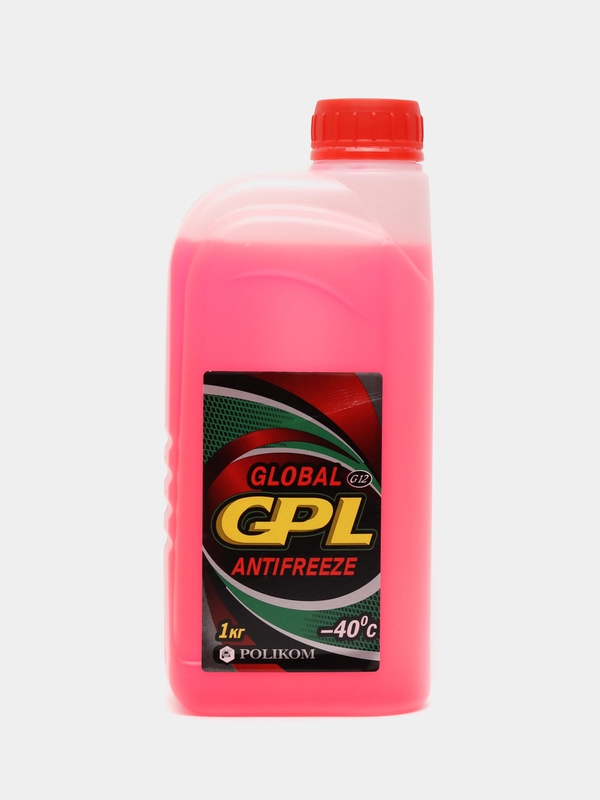 Антифриз Global GPL G12, красный, -40С, G12, 1 кг