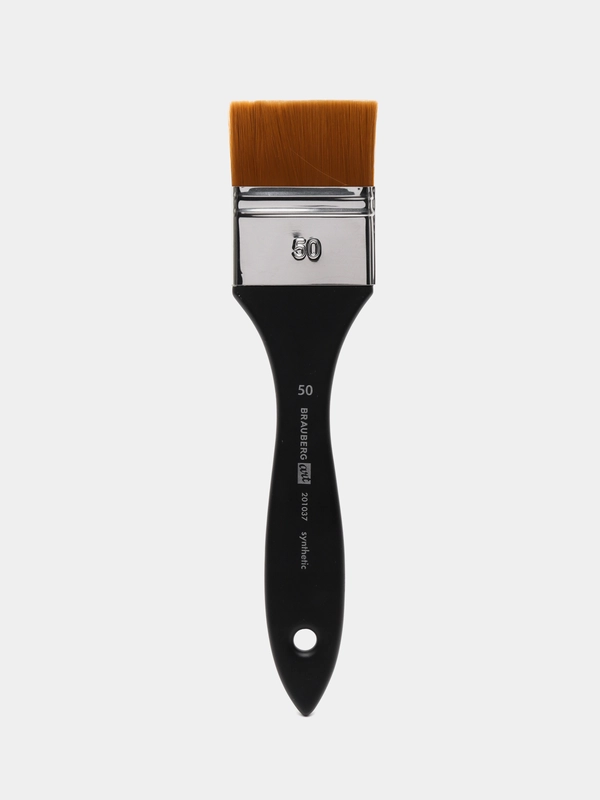 Кисти для рисования Brauberg Art Classic, синтетика, флейц, № 50