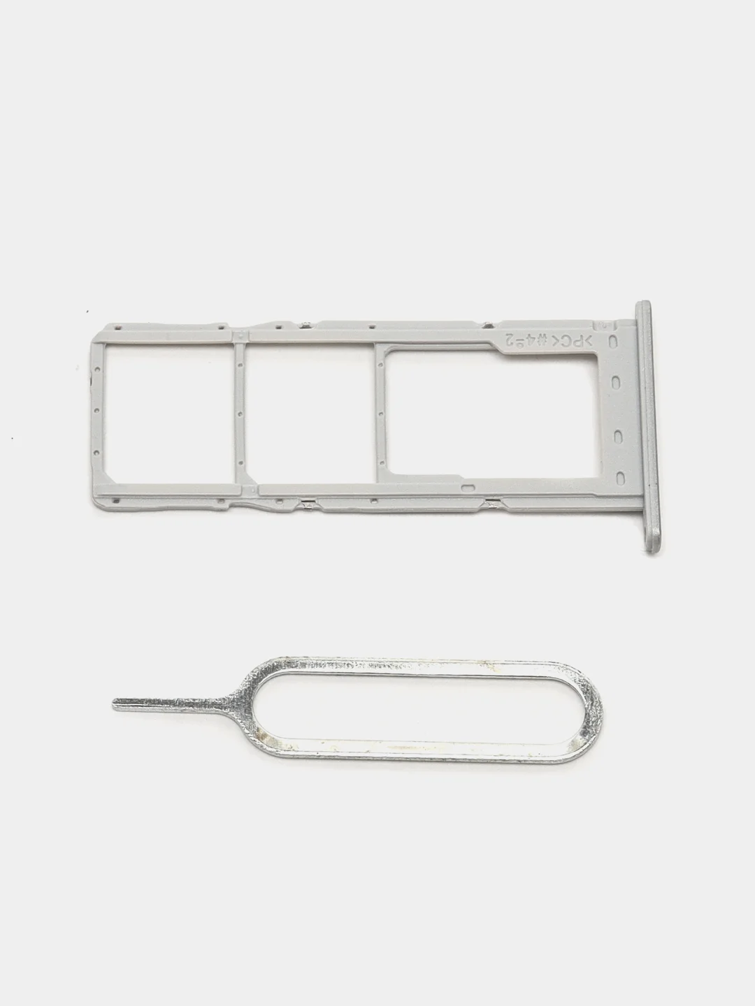 Серебряный лоток сим карты для Samsung A12/A04E/A11/A52/A53/A54/A33/
