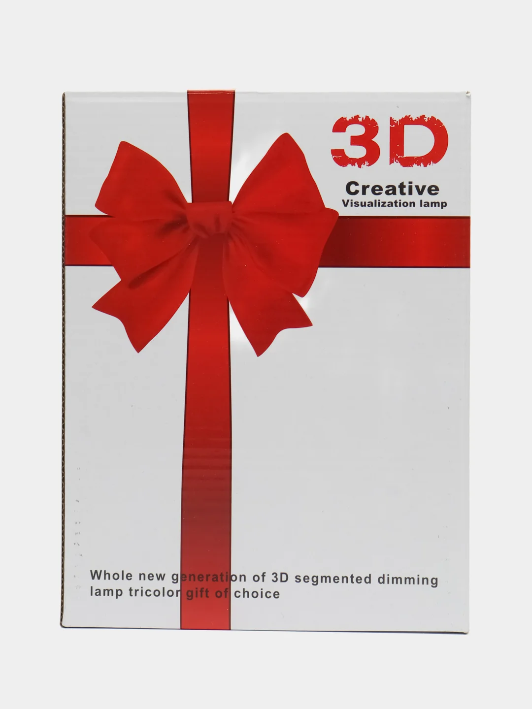 Алый светильник 3D, светодиодный ночник, LED