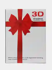 Аметистовый светильник 3D, светодиодный ночник, LED