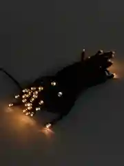 Светло-жёлтый светодиодная гирлянда - нить, на солнечной батарее, LED, уличная, 7метров, 50ламп