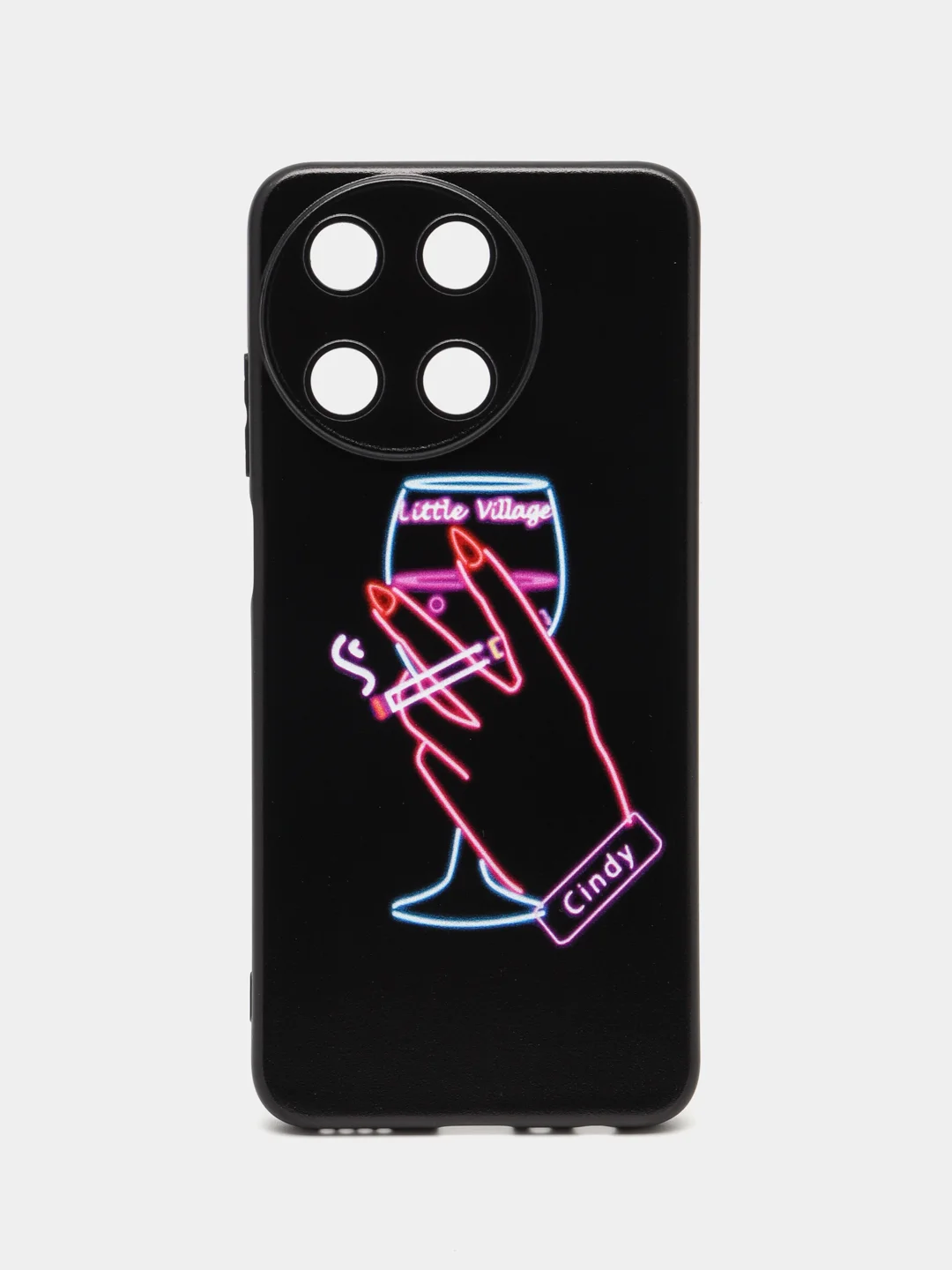 Голубой силиконовый чехол для Realme 11 4G, с принтом, с рисунком, Реалми 11 4 Джи