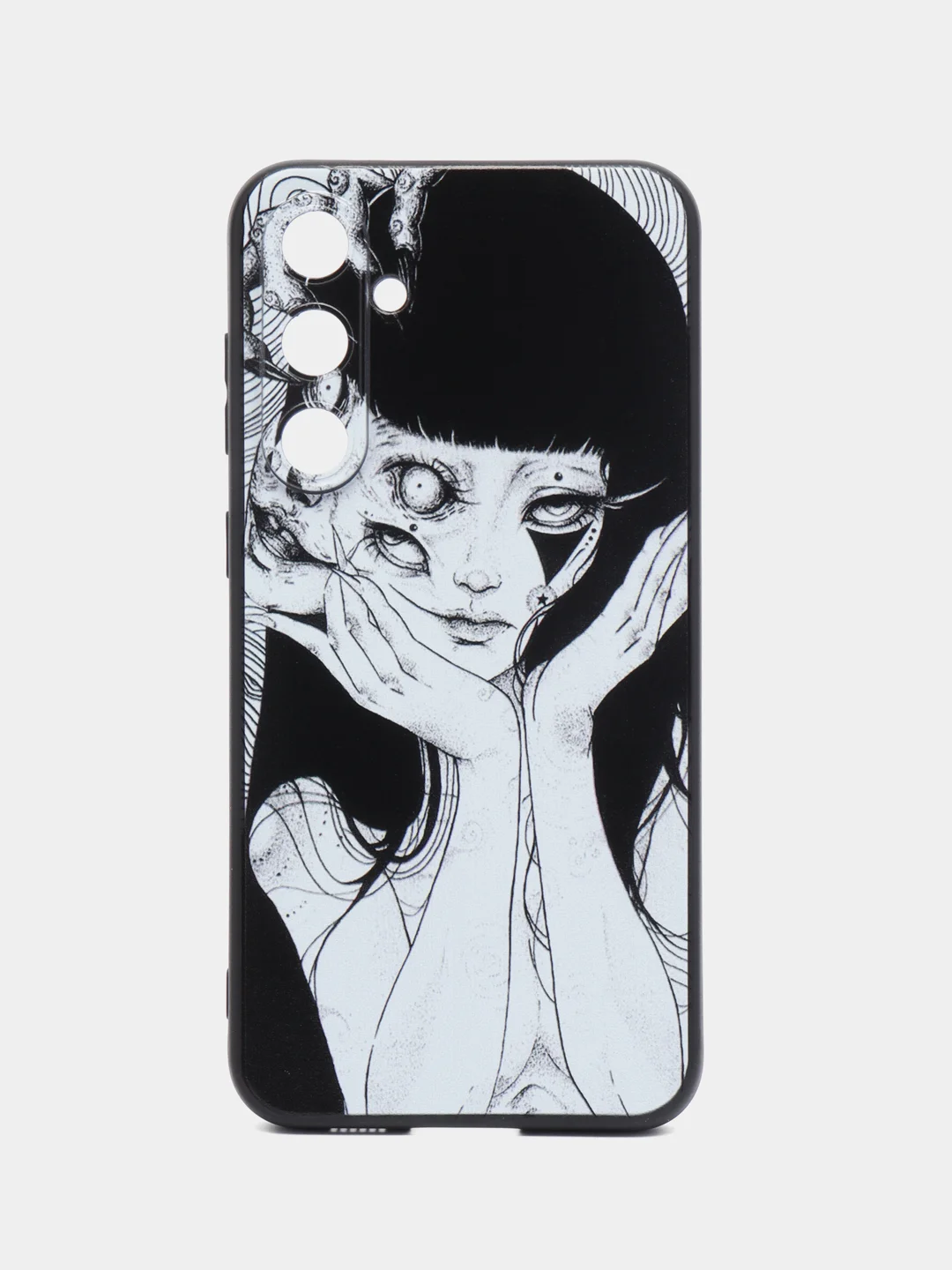 Белый силиконовый чехол для Samsung Galaxy S23 FE, с принтом, с рисунком, Самсунг Галакси С23 ФЕ