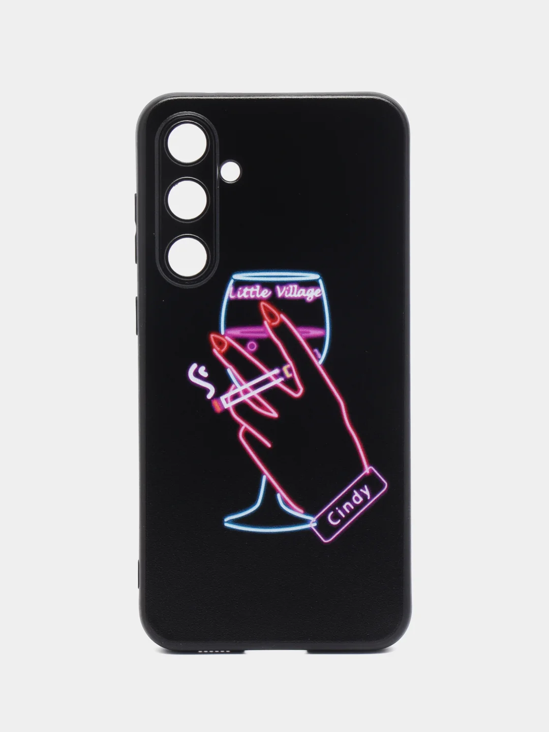 Голубой силиконовый чехол для Samsung Galaxy S23 FE, с принтом, с рисунком, Самсунг Галакси С23 ФЕ