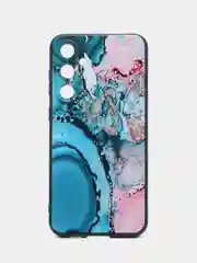 Фуксия силиконовый чехол для Samsung Galaxy S23 FE, с принтом, с рисунком, Самсунг Галакси С23 ФЕ